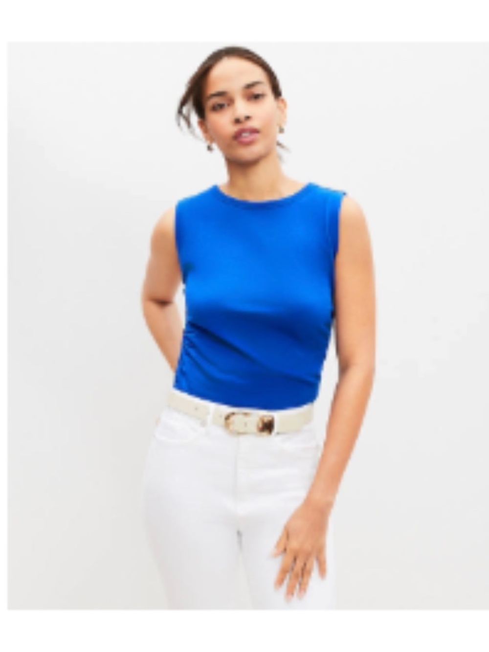 LOFT Ruched Tank Top